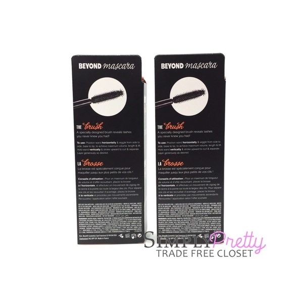 Amazon.com : Benefit Cosmetics Mascara 3 Piece Full Size Set  Benefit They’re Real Beyond Mascara Bundle